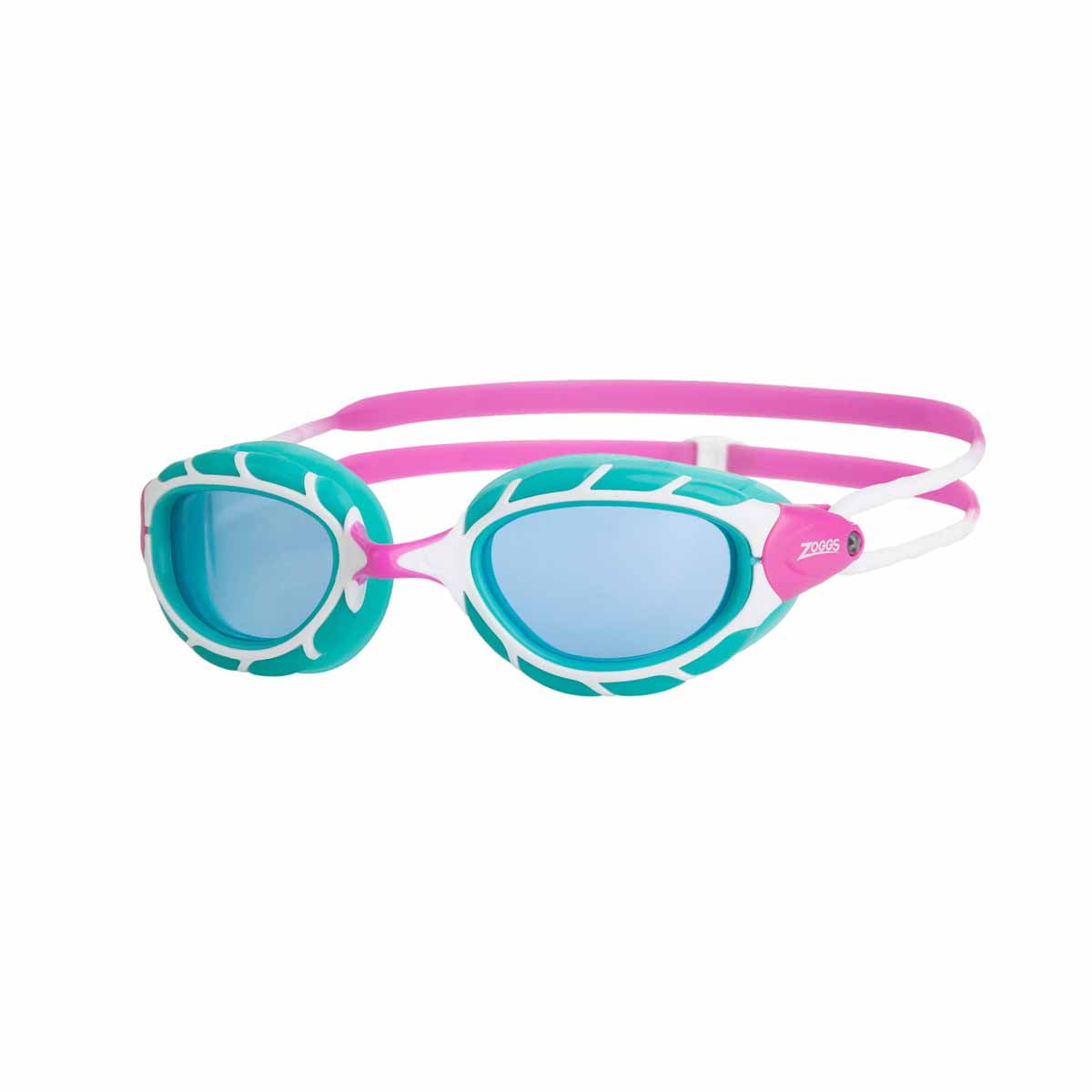 Zoggs Predator Junior Goggles - Pink/Turquoise/White/Blue | Allens Of Kingsbury