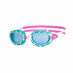 Zoggs Predator Junior Goggles - Pink/Turquoise/White/Blue | Allens Of Kingsbury