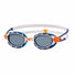 Zoggs Predator Polarized Goggles - Regular Fit - Blue/White/Polarised Smoke