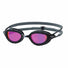 Zoggs Predator Titanium Goggles - Regular Fit - Grey/Black/Mirrored Pink