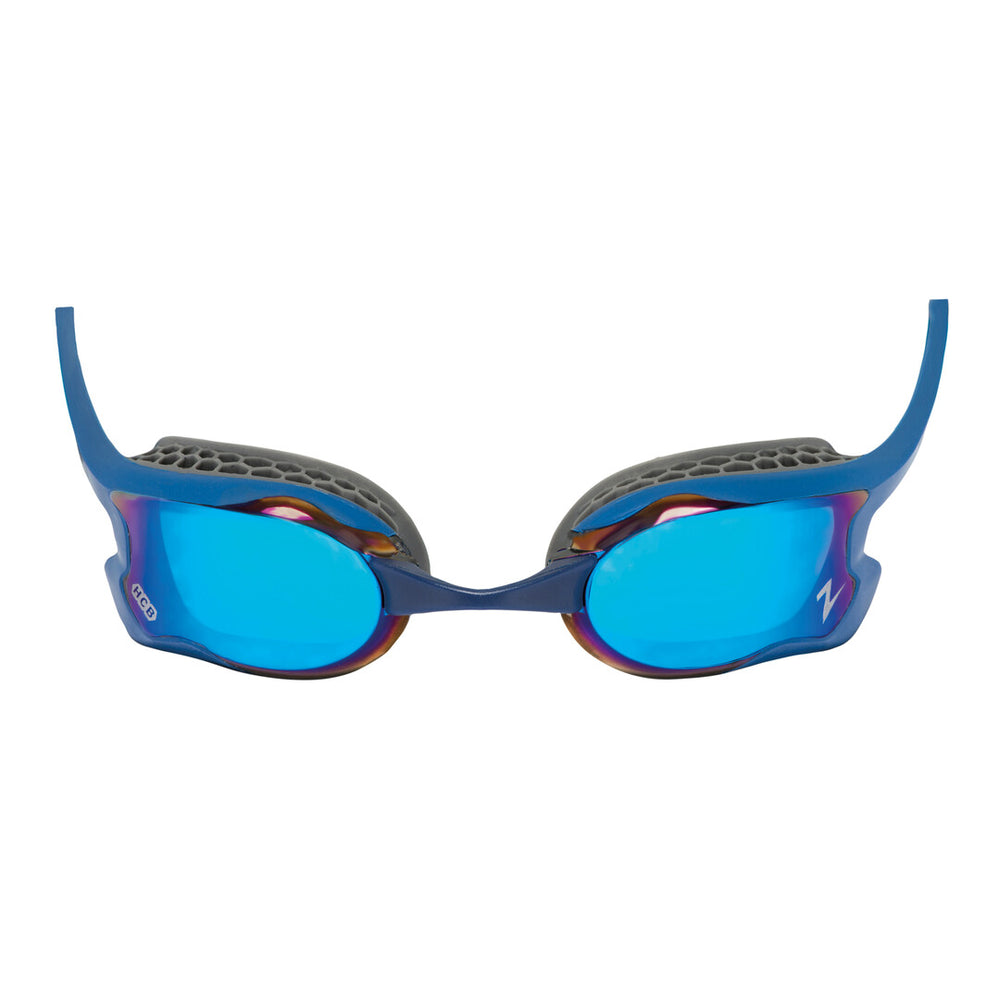 Zoggs Raptor Mirror Goggle - Blue | Allens Of Kingsbury