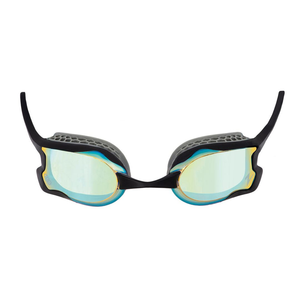 Zoggs Raptor Mirror Goggle - Grey/Black/Mirror Blue | Allens Of Kingsbury