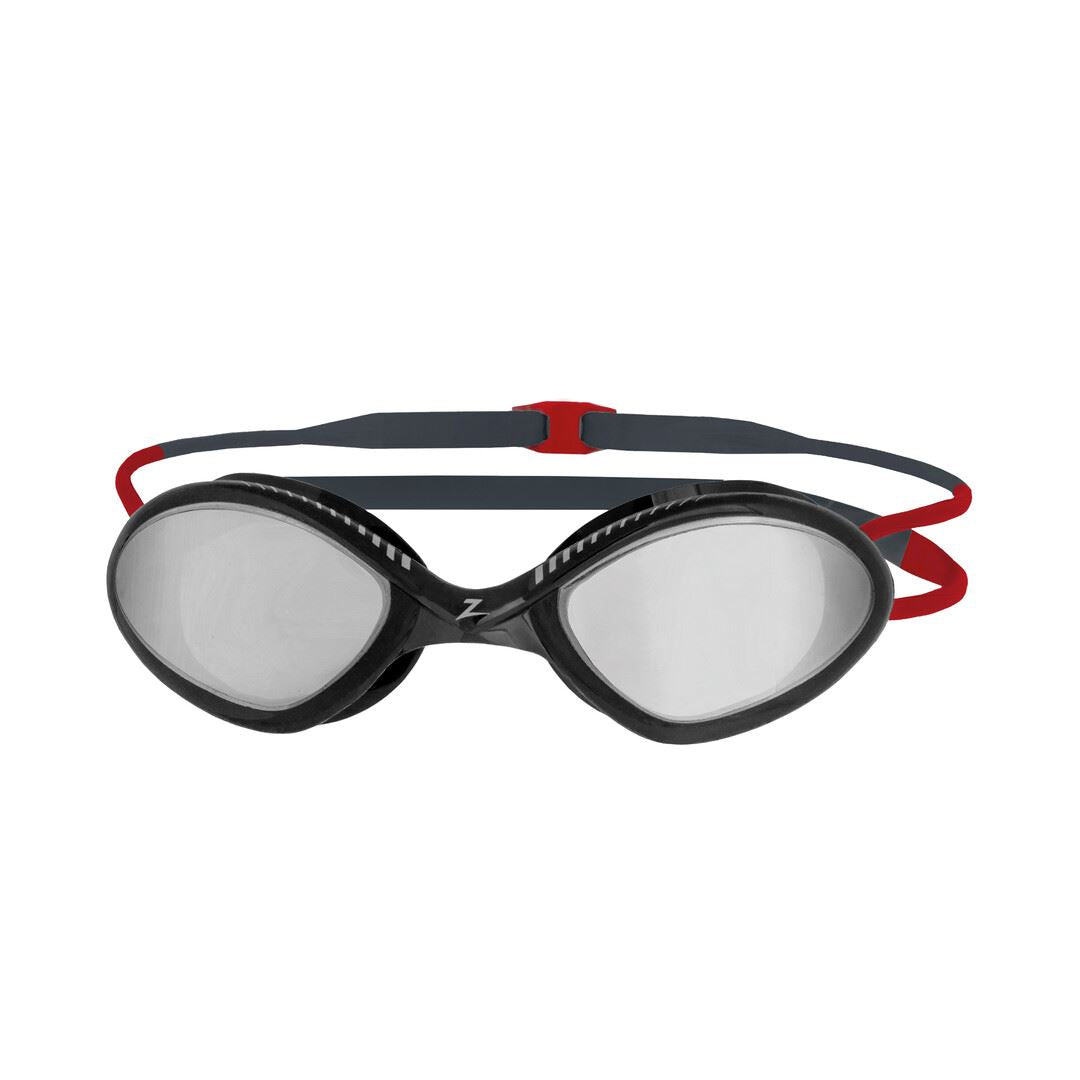 Zoggs Tiger Mirror - Regular Fit - Grey/Black/Mirror Blue | Allens Of Kingsbury