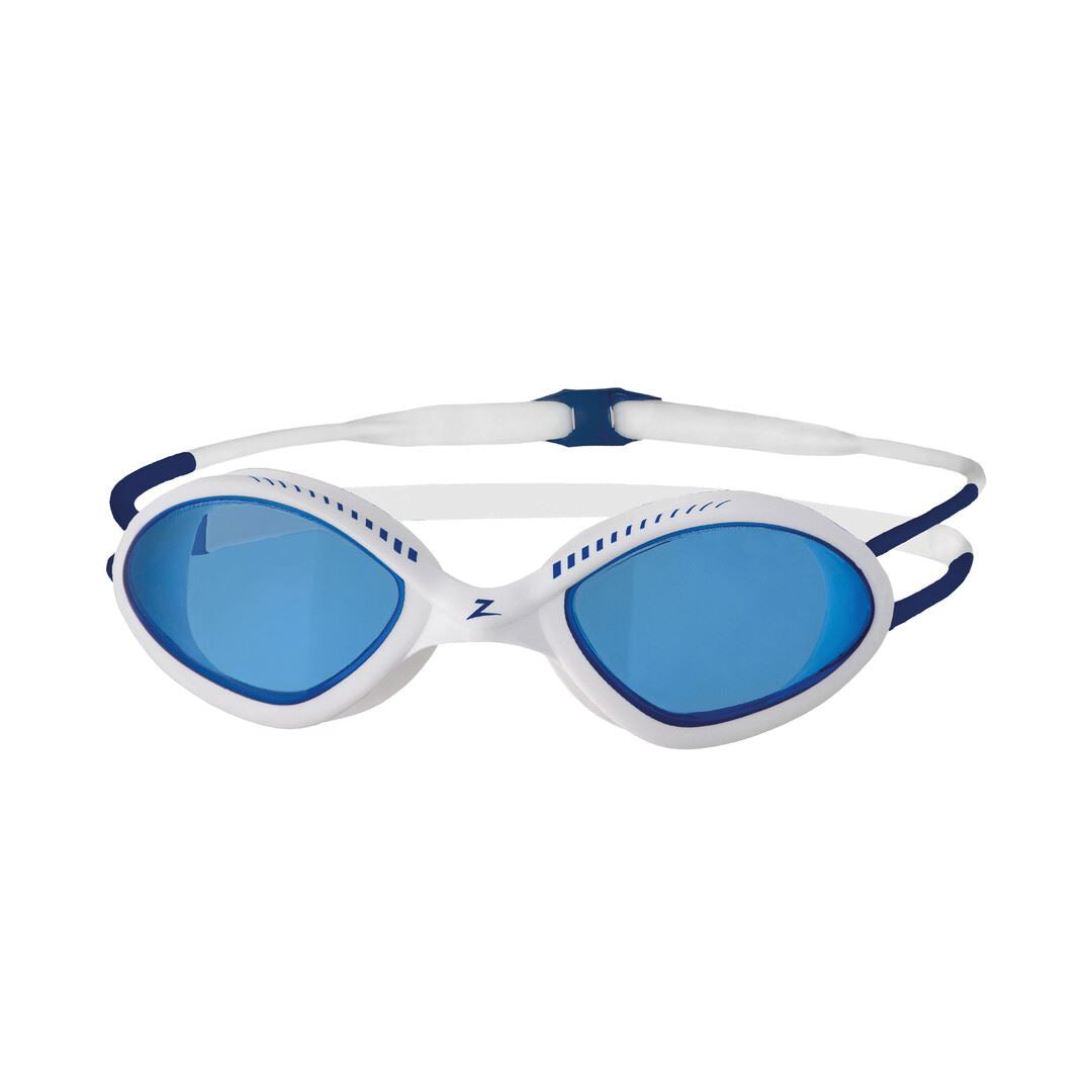 Zoggs Tiger - Small Fit - White/Blue | Allens Of Kingsbury