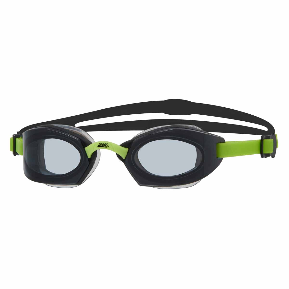 Zoggs Ultima Air Goggles - Lime/Black/Smoke | Allens Of Kingsbury