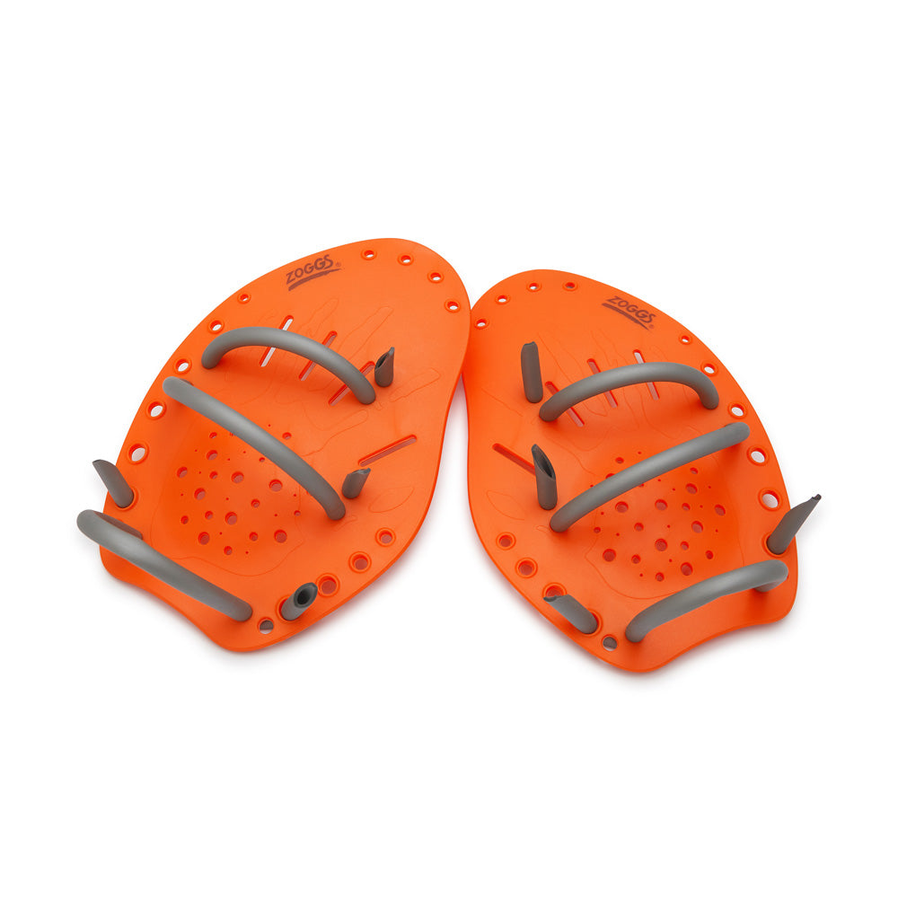 Zoggs Matrix Hand Paddles Medium - Orange | Allens Of Kingsbury