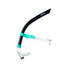 Zoggs Centre Line Snorkel - Black/Turquoise