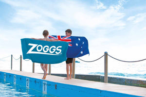 Zoggs Swimming Pool Towel - Blue | Allens Of Kingsbury