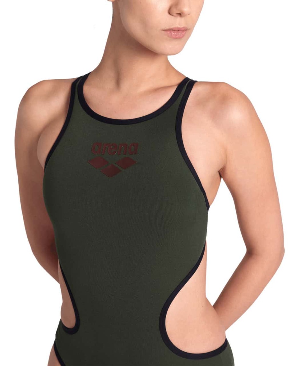 Women's arena one biglogo one piece swimsuit cheap