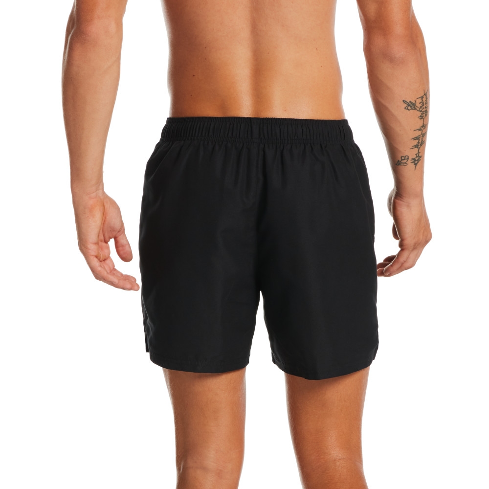 Nike Mens 5 Volley Swim Short Black Black Swim Shorts