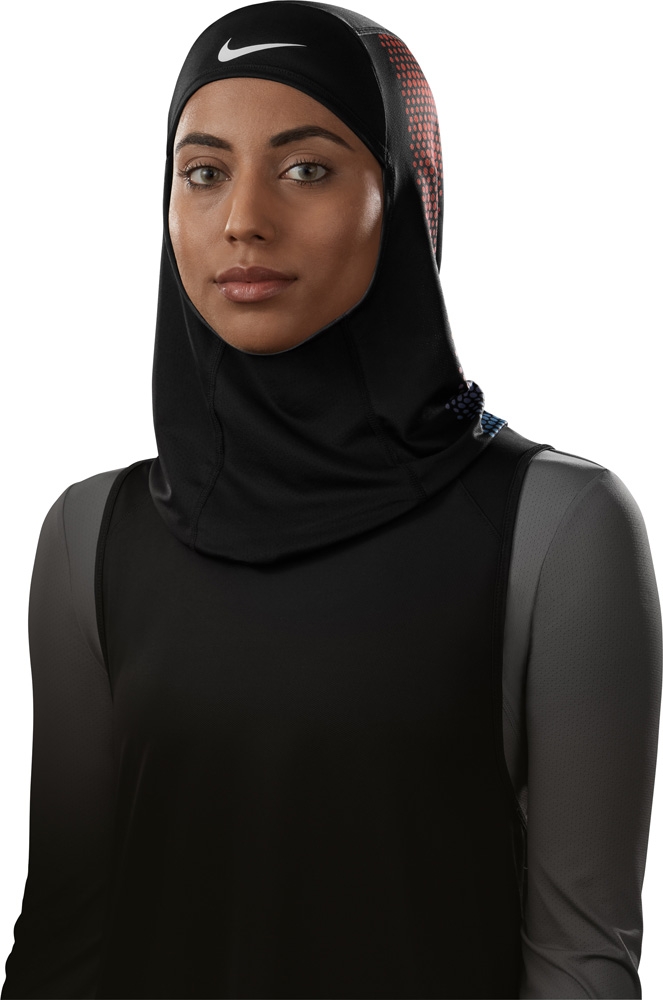 Nike Pro Hijab 2.0 Printed Black