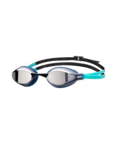 Arena Airspeed Mirror Racing Goggles  - Silver/Navy/Water