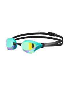 Arena Cobra Core Swipe Mirror Racing Goggles - Emerald/Peacock