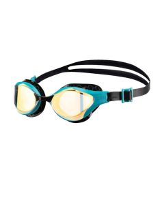 Arena Air Bold Swipe Mirror Goggles  - Yellow Copper/Green Lake