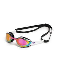 Arena Cobra Edge Swipe Mirror Racing Goggles - Violet/White/Black
