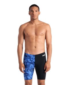 Arena Mens Team Crackle Swim Jammer - Black/Team Royal
