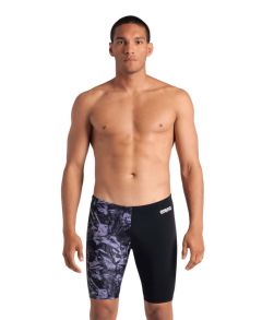 Arena Mens Team Crackle Swim Jammer - Black/Team Black