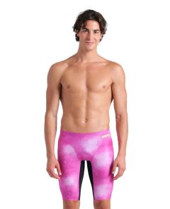 Arena Mens Allover Jammer - Pink/Multi