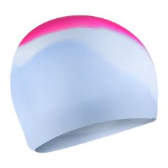 Speedo Multi Colour Silicone Swimming Cap - Blue/Purple