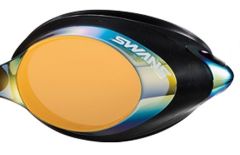 Swans SRX Mirrored Prescription Lens - Strengths - Black