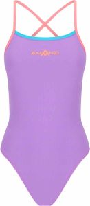 Amanzi Womens Splendour Tie Back One Piece - Purple/Blue