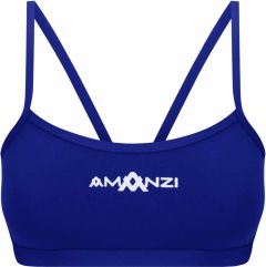 Amanzi Womens Cobalt Bikini Top - Blue