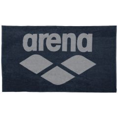 Arena Pool Soft Towel - Navy/Grey