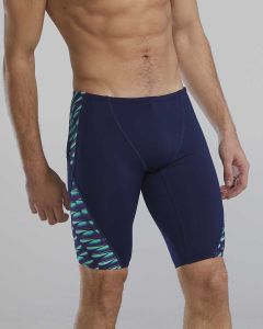 TYR Mens Dragonflyte Jammer - Navy/Green