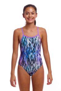 Funkita Girls Fly Dye Single Strap One Piece Swimsuit - Multi