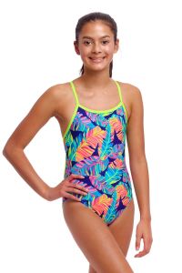 Funkita Girls Leaving Today Single Strap One Piece Swimsuit - Multi