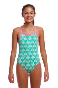 Funkita Girls Loose Goose Single Strap One Piece Swimsuit - Multi