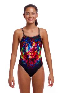 Funkita Girls Pride Alive Single Strap One Piece Swimsuit - Multi