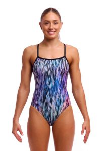 Funkita Ladies Fly Dye Single Strap One Piece Swimsuit - Multi