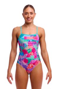 Funkita Ladies Snap That Single Strap One Piece Swimsuit - Multi