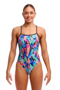 Funkita Ladies Tickle Torture Strapped In One Piece Swimsuit - Multi