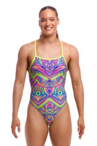 Funkita Ladies Stellar Stars Tie Me Tight One Piece Swimsuit - Multi