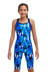 Funkita Girls Chaz Michael Fast Legs One Piece - Blue/Multi