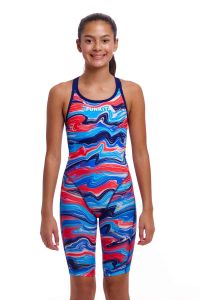 Funkita Girls Wave Craze Fast Legs One Piece - Multi