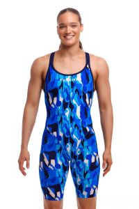 Funkita Ladies Chaz Michael Fast Legs One Piece - Blue/Multi