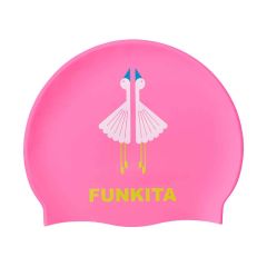 Funkita Duck Duck Swim Cap - Pink - Pink/Multi