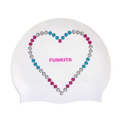 Funkita Heart Rope Swim Cap - White/Multi
