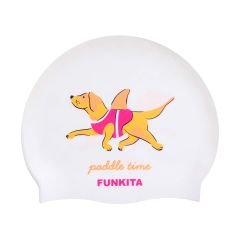 Funkita Paddle Time Swim Cap - White/Multi