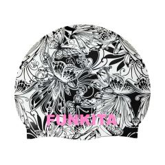 Funkita Pan's Picture Swim Cap - White/Black