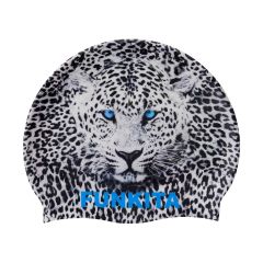 Funkita White Walker Swim Cap - White/Black