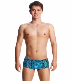 Funky Trunks Boys Holy Cow Classic Trunks - Blue/Black