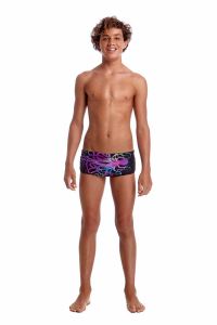Funky Trunks Boys Octopussy Classic Trunks - Black/Multi