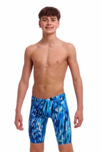 Funky Trunks Boys Wing Streak Training Jammers - Blue