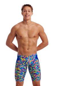 Funky Trunks Mens Choppy Waters Training Jammer - Multi
