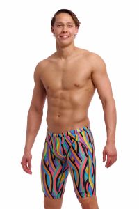 Funky Trunks Mens Curl Curl Training Jammer - Multi