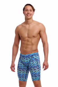Funky Trunks Mens Jack Stack Training Jammer - Blue/Multi